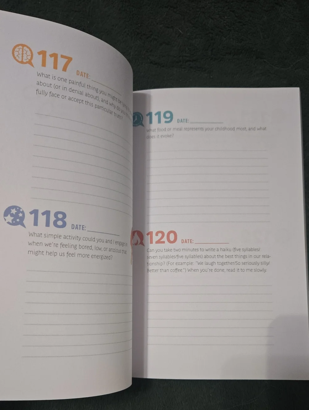 A Year of Us Couples Journal